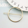 Fashion Geometric Mental Hairpins - P7-Gold