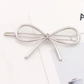 Fashion Geometric Mental Hairpins - P9-Silver