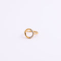 Fashion Round Titanium Steel Electroplated Ring - electronic accessories