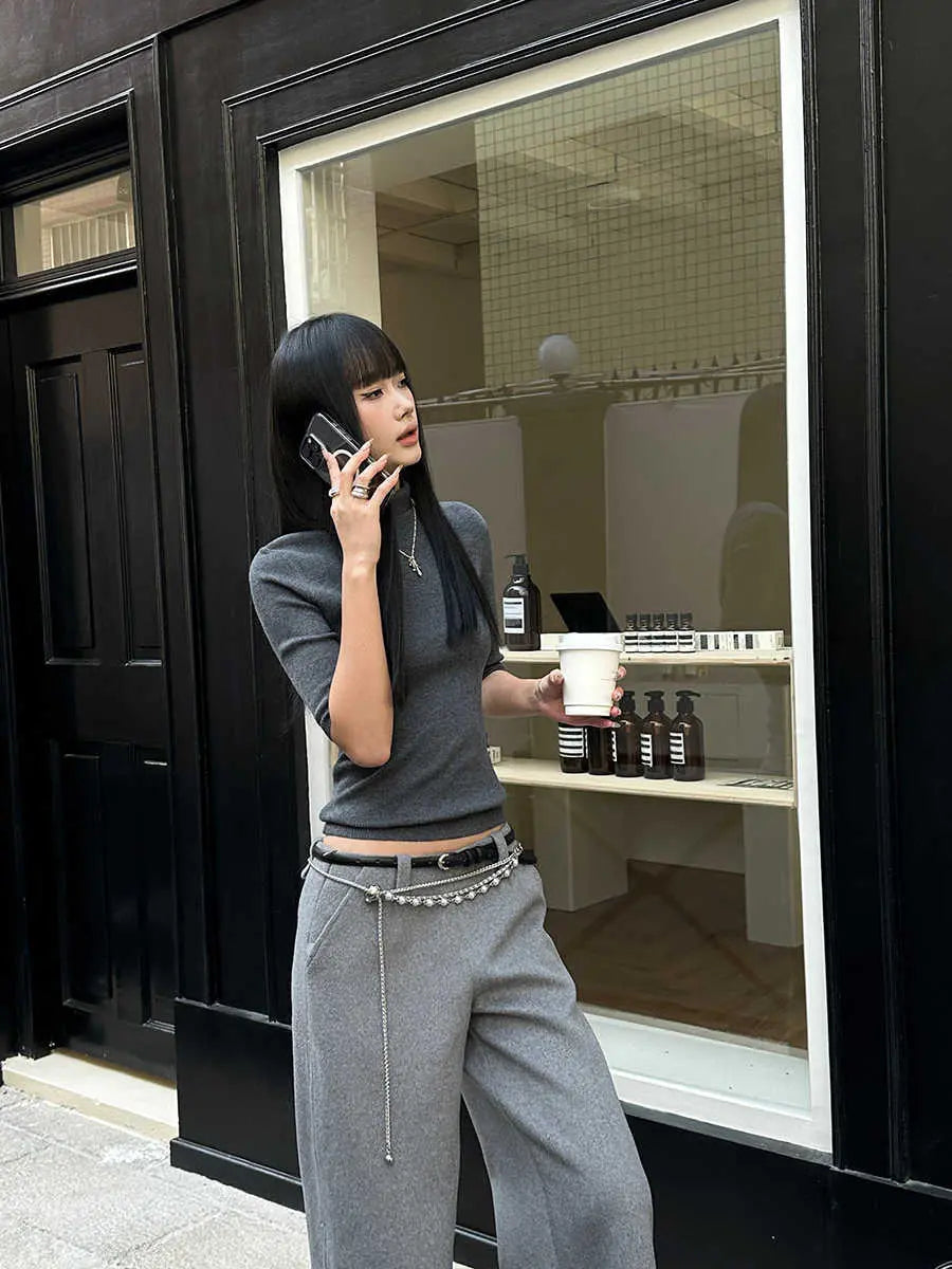 Fashion Silver Pearl Alloy Waist Chain - electronic accessories