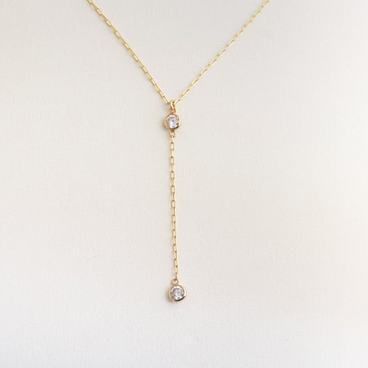 Fashion Simple Rhinestone Ball Pendant Necklace For Women - electronic accessories