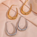 Fashion Simple Stainless Steel Earrings - electronic accessories