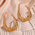Fashion Simple Stainless Steel Earrings - electronic accessories