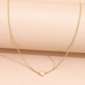 Fashion Snake Bones Chain Love Pendant Necklace - electronic accessories