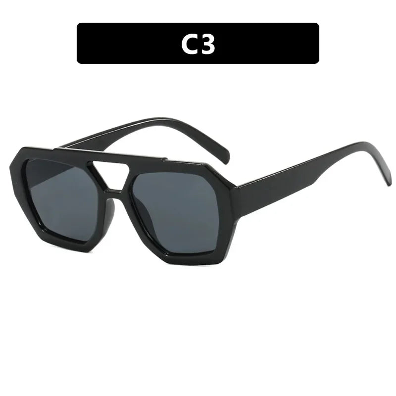 Fashion Sunglasses Designer Colored Lenses Sun Shade Glasses for Women - C3 / 1PC