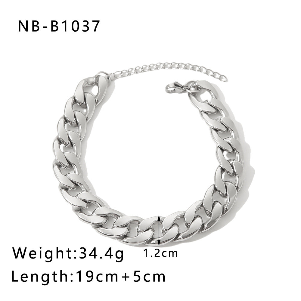 Fashion Unisex Style Retro Double-layer Five-pointed Star Chain - NBB1037 / 18K - electronic accessories