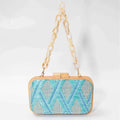 Fashion Wooden Clip Clutch Bag for Women