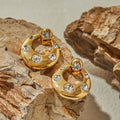 Fashion Zircon Large Earrings