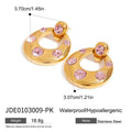 Fashion Zircon Large Earrings
