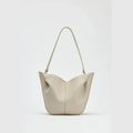 Fashionable Top Handle Bag Solid Color Simple Shoulder