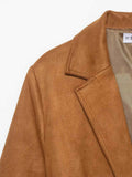 Faux Suede Vintage Jacket Coats For Women