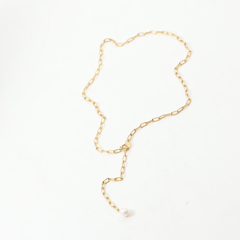 Adjustable Length Freshwater Pearl Necklace - Norellé