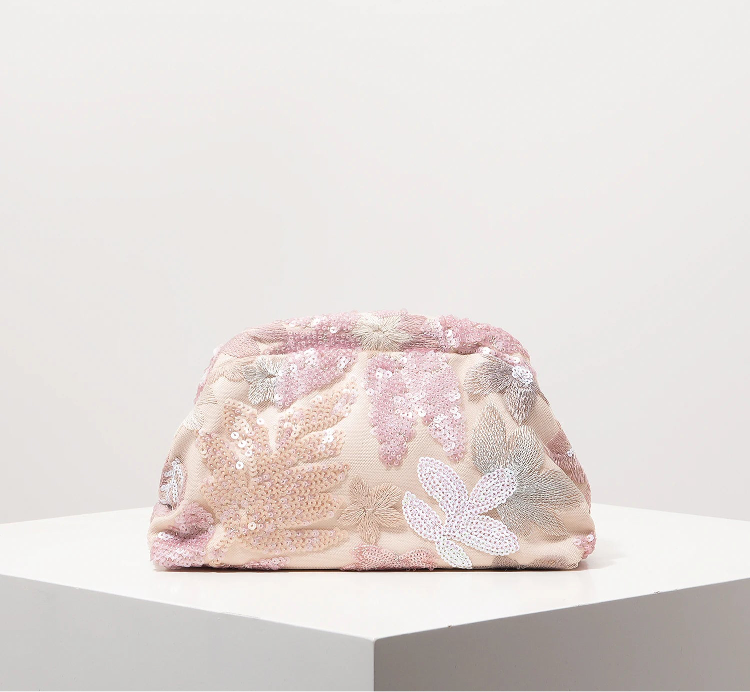 Floral Bag Sequin Clutch Bag For Women