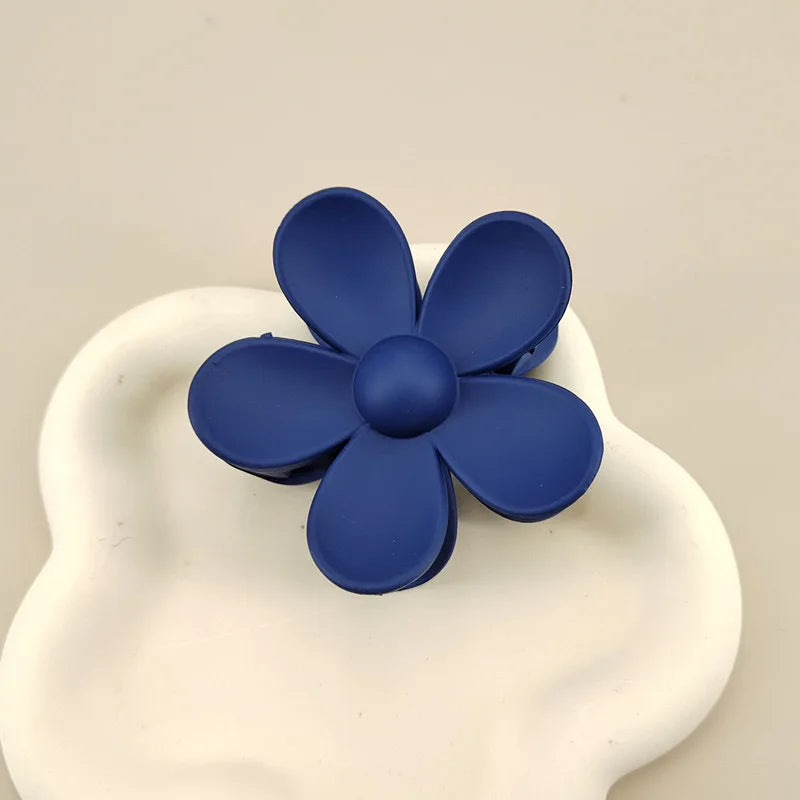 Flower Hair Clips for Women - 240808 deep blue