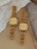 French Retro Gold Small Dial Ladies Watch
