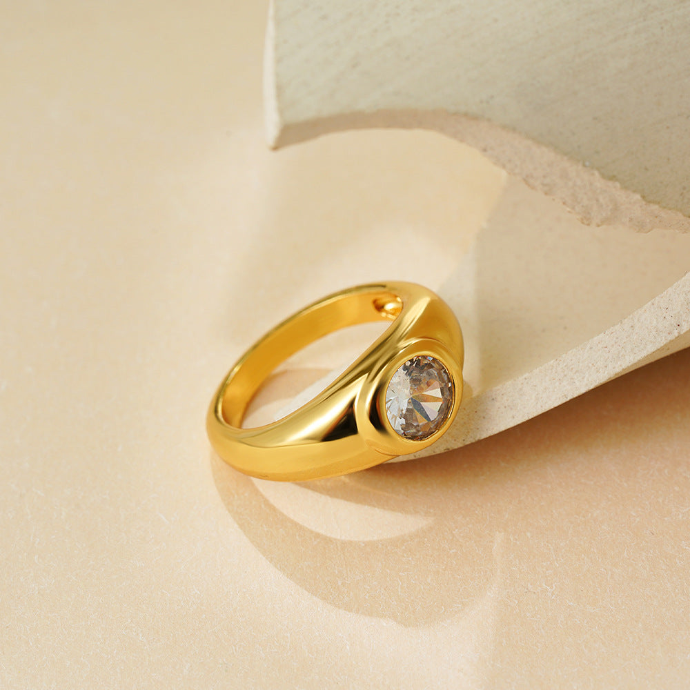 French Retro Simple And Light Luxury Ring - electronic accessories