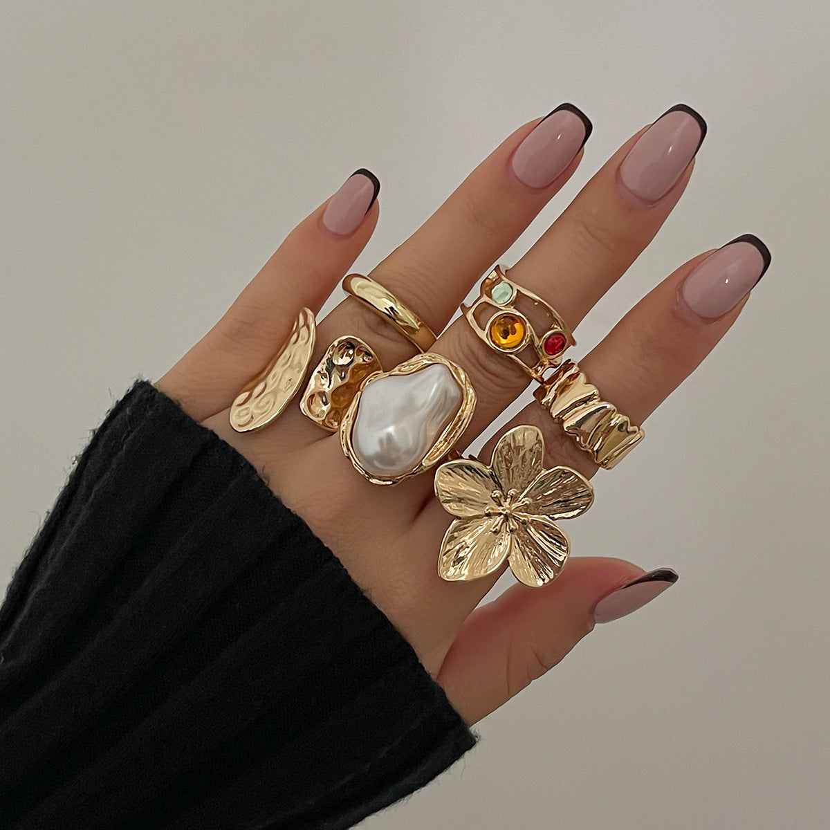 French Style Baroque Pearl Ring - electronic accessories