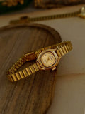 French-Style Vintage Exquisite Gold Square Small Dial Women’s Watch