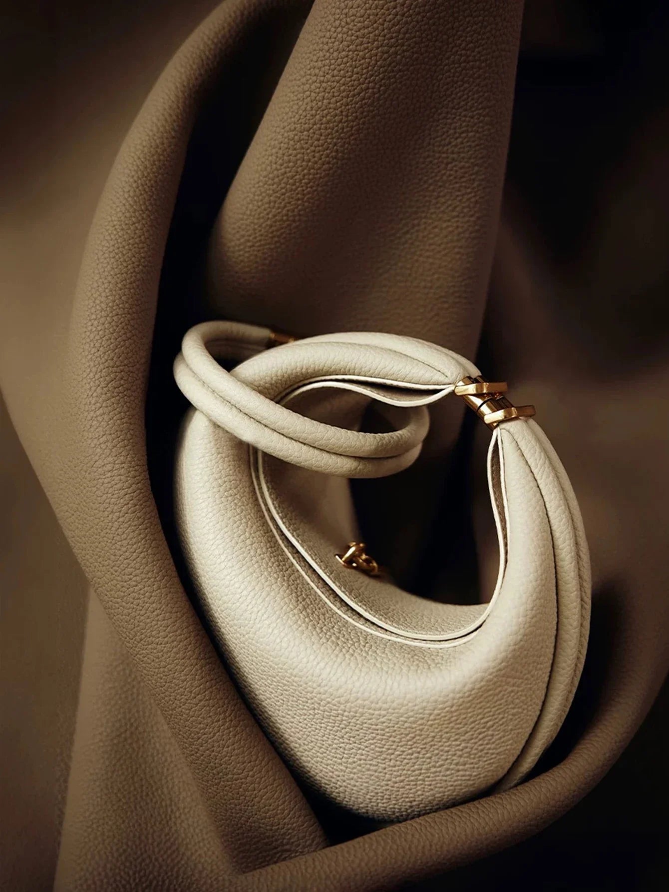 Fresh and Casual Versatile Pine Crescent Bag