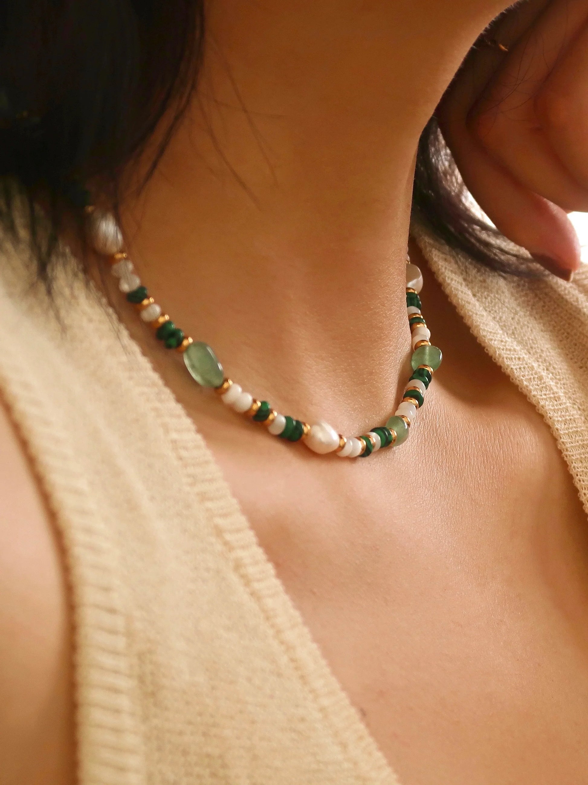 Freshwater Pearl Shaped Necklace - JDN0102006