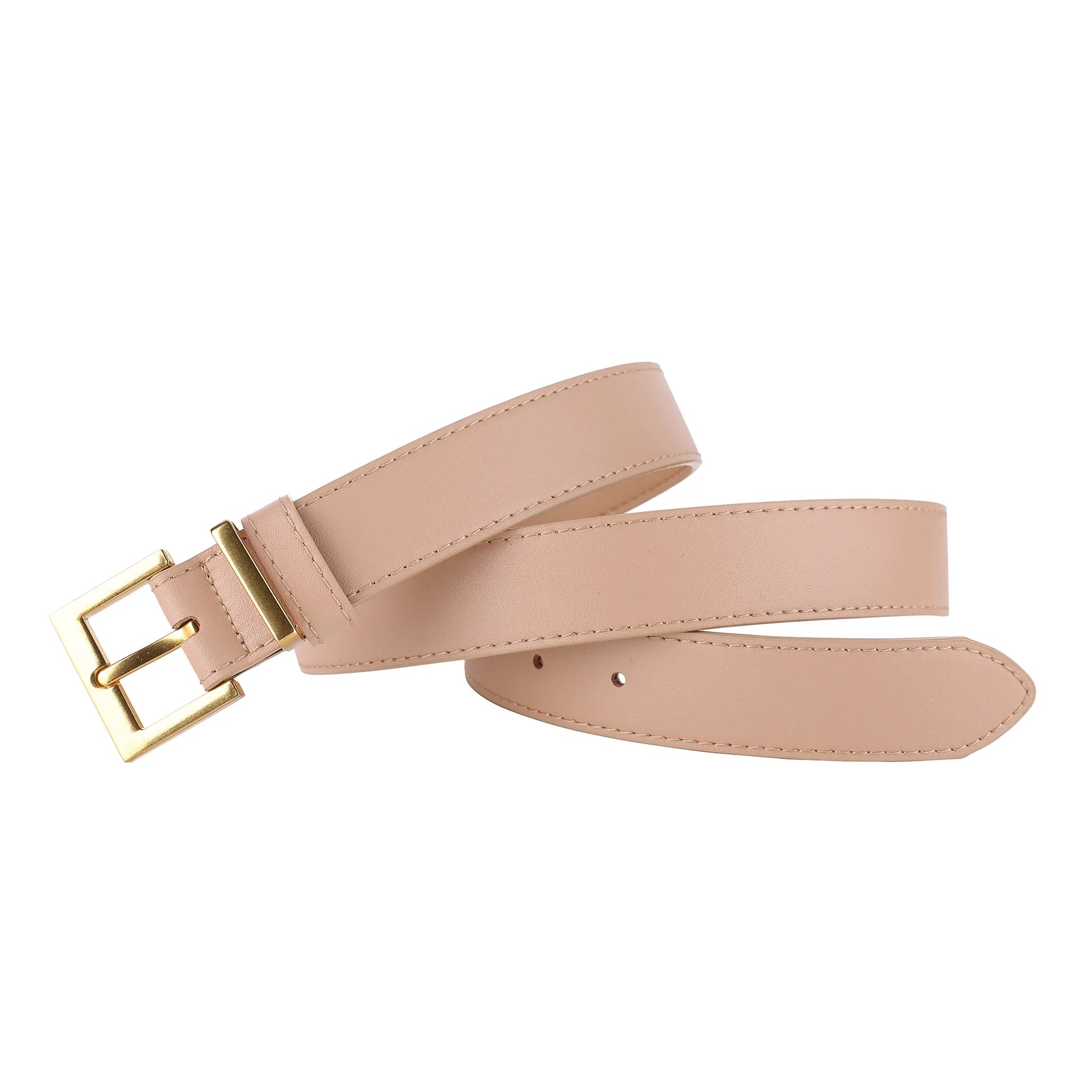 Genuine Leather Belt for Women - apricot / 100cm