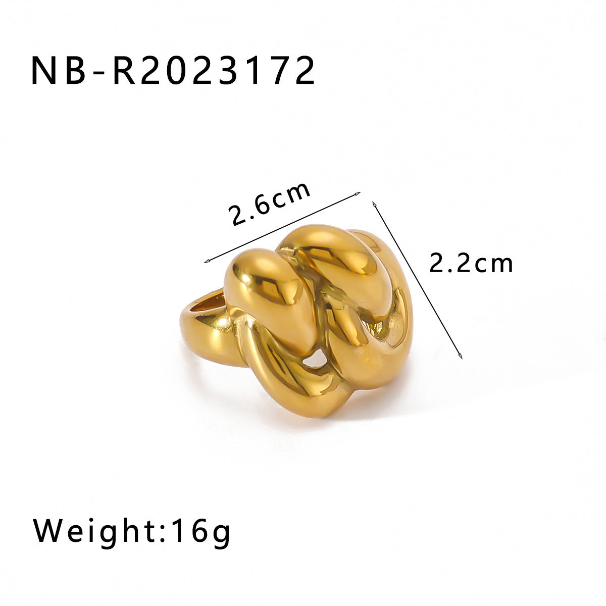 Geometric Ball Twist Cord For Braiding Ring - NBR2023172 / No 8 - electronic accessories