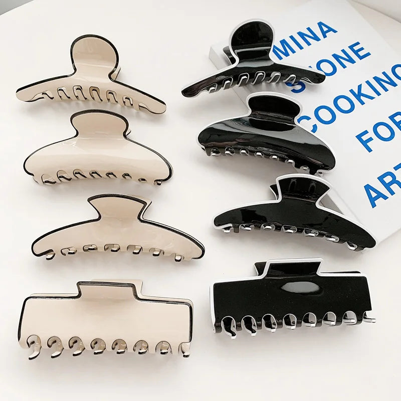 Geometric Claw Clip for Women