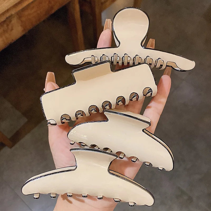 Geometric Claw Clip for Women