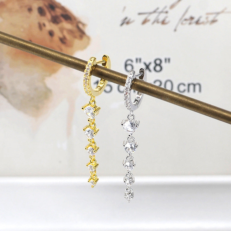 Geometric Personalized Long Earrings Women - electronic accessories