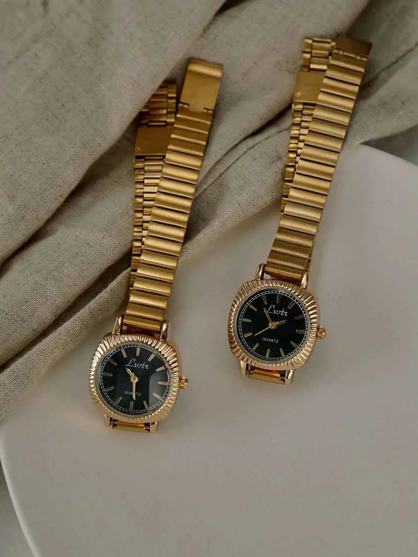 Gold Stainless Steel Women's Watch