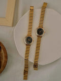 Gold Stainless Steel Women's Watch