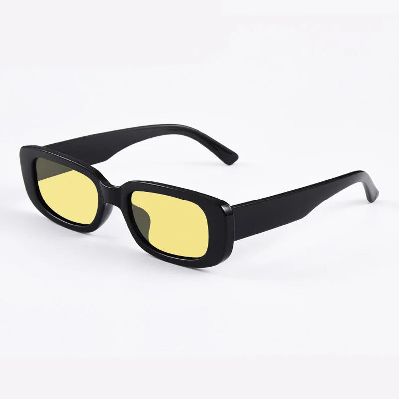Green Rectangle Sunglasses Women - 7 / As the picture