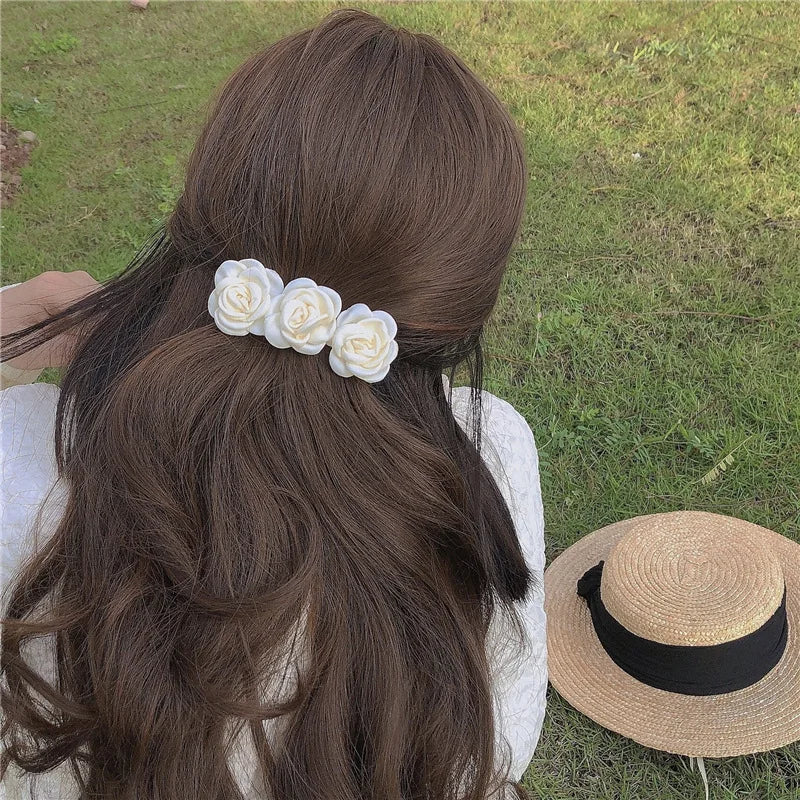 Hair Clips Pure White Headband