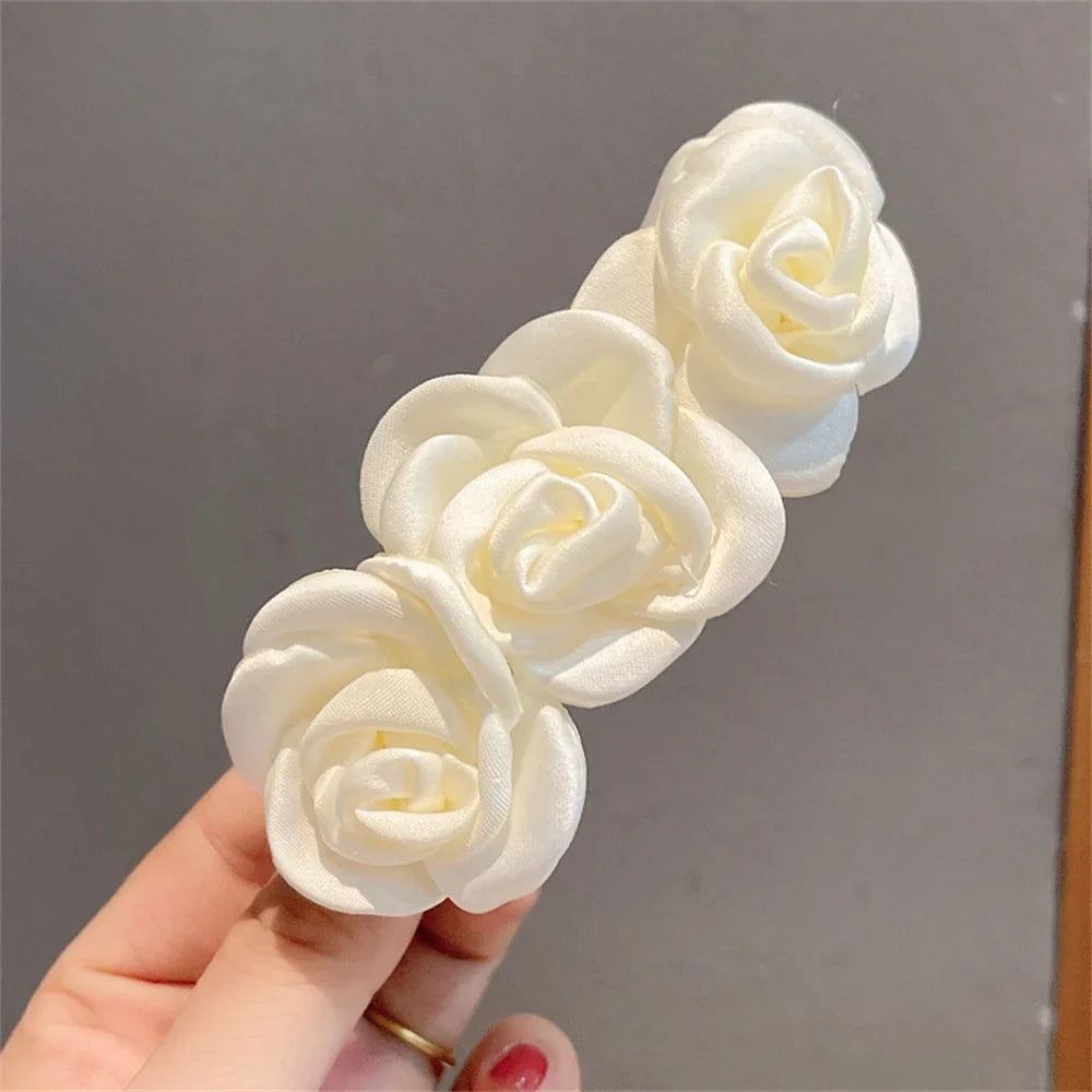 Hair Clips Pure White Headband - F