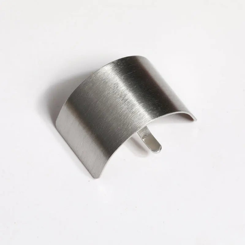 Hair Hook Metal Brushed Ponytail - Silver 1