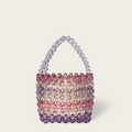 Handmade Beaded Woven Bucket Bag