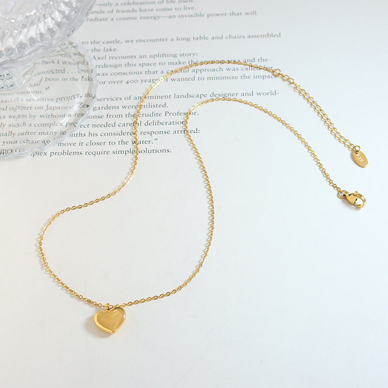 Heart Love Couple Necklace Titanium Steel - electronic accessories