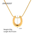 Heart Pendant Chain Necklace for Women Stainless Steel