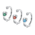 Heart-shaped Birthstone Women’s Ring Fashion - electronic accessories