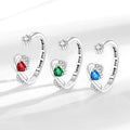 Heart-shaped Birthstone Women’s Ring Fashion - electronic accessories