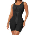 High Compression With Bones Shapewear Post-operative Waist Trainer - black / S
