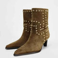 High Heel Pointed Loose Boots Women's