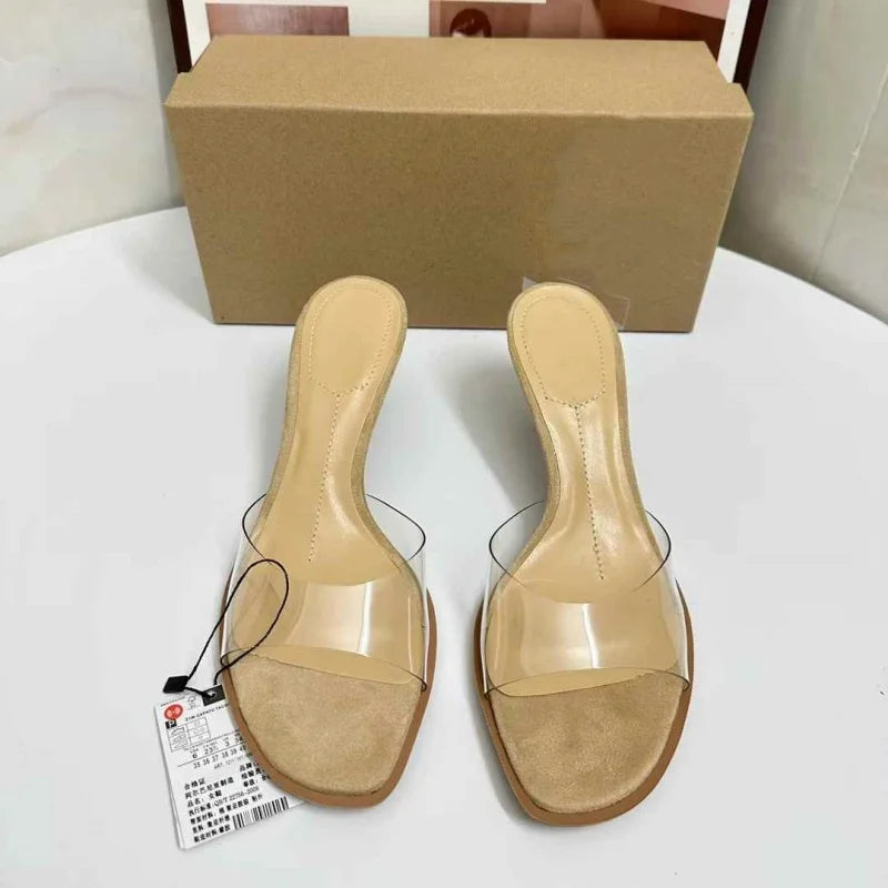 High Heel Sandals Women - Beige / 38