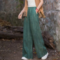 High Quality Cotton Linen Wide Leg Pants Women