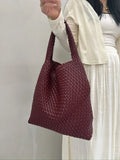 High Quality Hand-woven Bag - Encore red / 30cmx15cmx34cm / CHINA