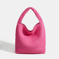 High Quality Hand-woven Bag - Rose red / 30cmx15cmx34cm / CHINA