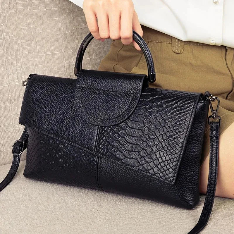 High Quality Soft PU Leather Handbag Women