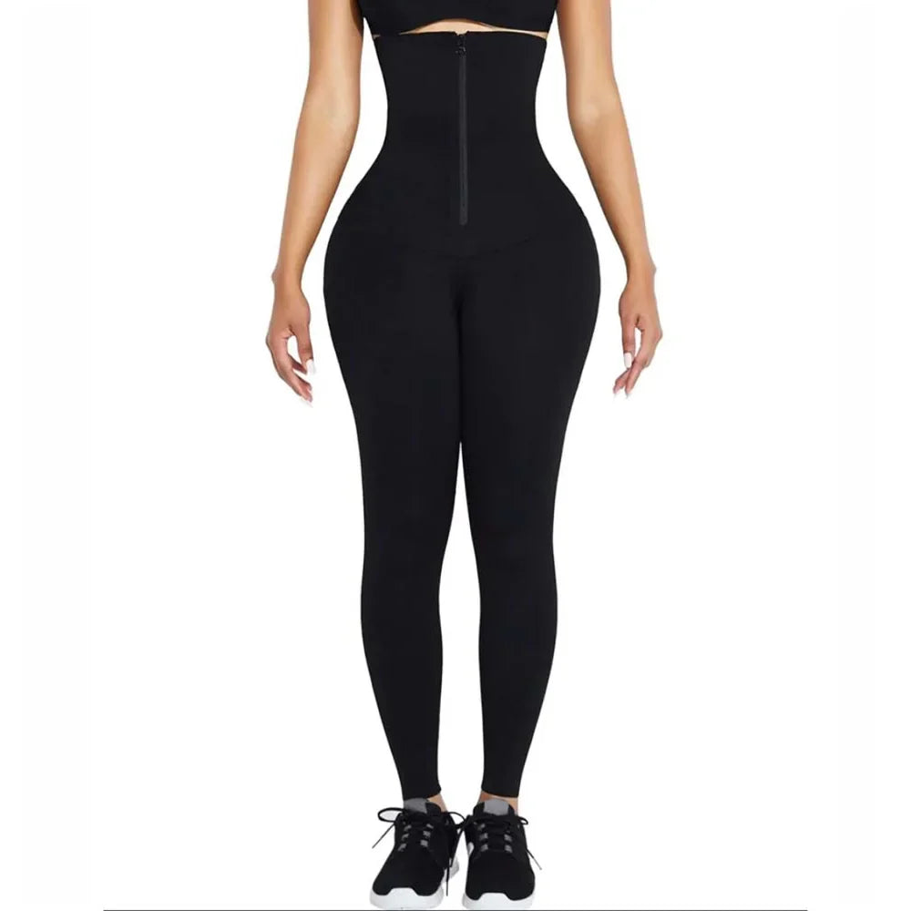 High Waist Women’s Solid Pants Hip Lifter Elastic Yoga Fitness Trousers