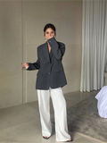 High-waisted Wide-leg Suit Pants Women’s