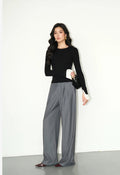 High-waisted Wide-leg Suit Pants Women’s